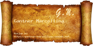 Gantner Marcellina névjegykártya